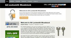 Desktop Screenshot of locksmithwoodstockga.com