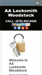 Mobile Screenshot of locksmithwoodstockga.com